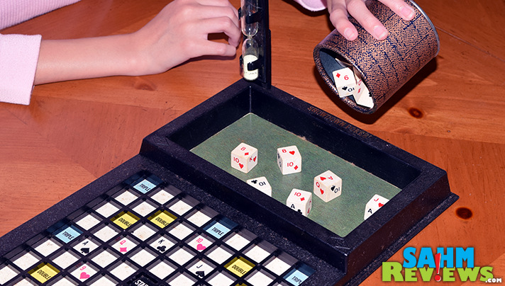 We bought this week's Thrift Treasure just because it had cool dice. Turns out Showdown Poker wasn't a half-bad game after all! - SahmReviews.com