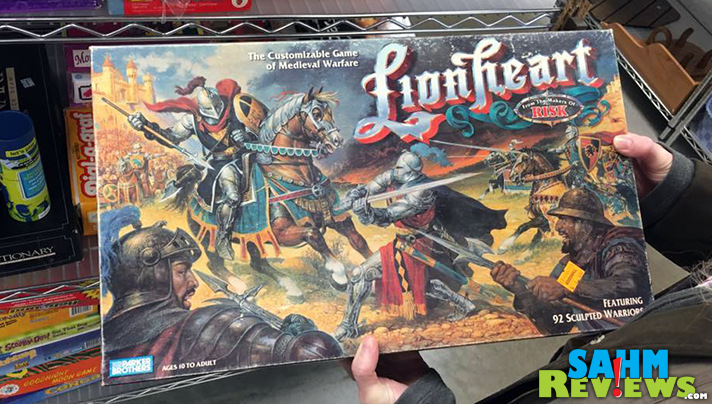 A productive week thrifting for games! An almost complete copy of Lionheart and Ruckus, a quick-paced card game the kids loved! - SahmReviews.com