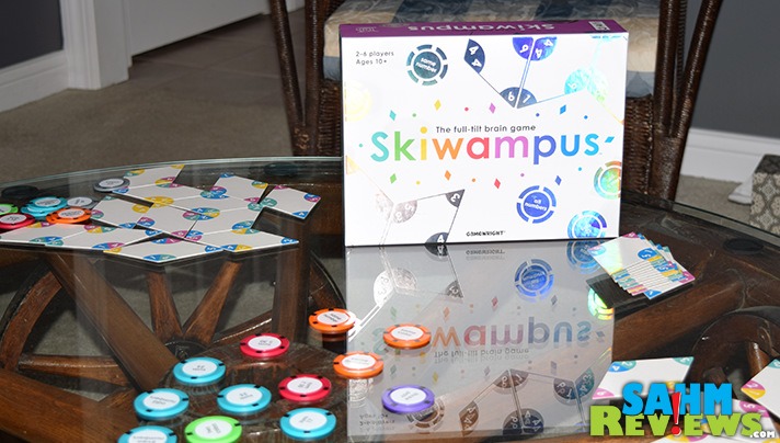 Direct from the designer, Skiwampus scratched the itch we have for abstracts, puzzles and math. Any game that is educational and fun is a winner for us! - SahmReviews.com