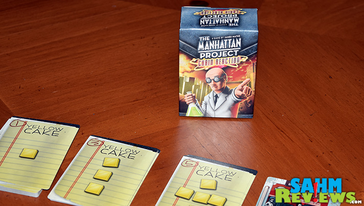 While we wait for the expansion to Manhattan Project, we had a chance to play Minion Games' Manhattan Project: Chain Reaction. What did we think of it? - SahmReviews.com