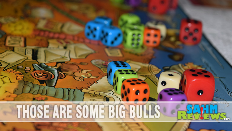 After a bit of a wait, Calliope Games' Running With the Bulls has finally arrived on the shelves! Read more to see if it was worth the wait! - SahmReviews.com