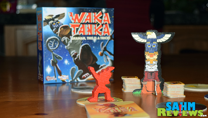 There are some times that a lie is the only thing that works. In Cool Mini or Not's Waka Tanka, it's a necessary part of the game! - SahmReviews.com