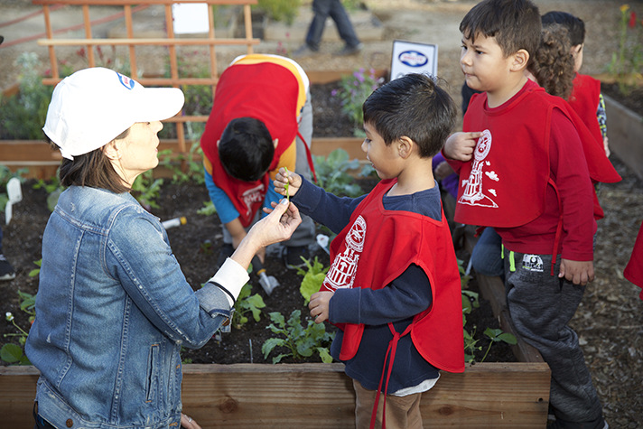 Birds Eye has teamed up with EMA and celebrities in the GreenMySchool program to help families plant gardens at their schools. - SahmReviews.com