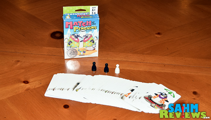 At only 65 cents, Match of the Penguins was worth a chance at our Salvation Army. Did this card game by Gamewright give us at least that much value? - SahmReviews.com