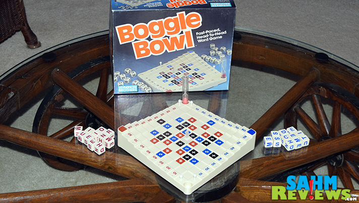 Boggle was one of my family's favorite games growing up. Never knew there was a different version, Boggle Bowl, until we found one at Goodwill! - SahmReviews.com