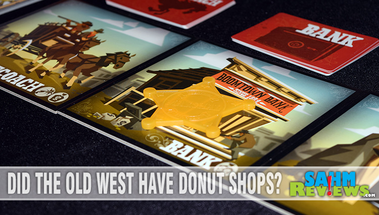 The wild west is out of control as bandits rob the bank, mine, train and more! Quick hands and luck are needed to win Boomtown Bandits by Breaking Games. - SahmReviews.com