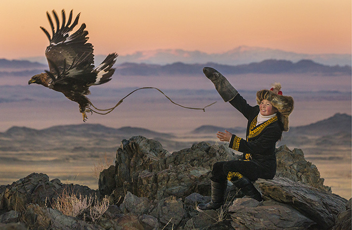 Eagles are beautiful creatures! Follow the journey of a 13-year old girl trying to make history as the first female eagle hunter in the documentary, The Eagle Huntress by Morgan Spurlock. - SahmReviews.com