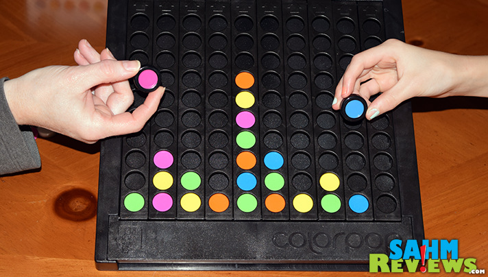 Just as satisfying and more fun than popping bubble wrap, Color Pop by Gigamic brings an app-like experience to the game table. Read more here! - SahmReviews.com