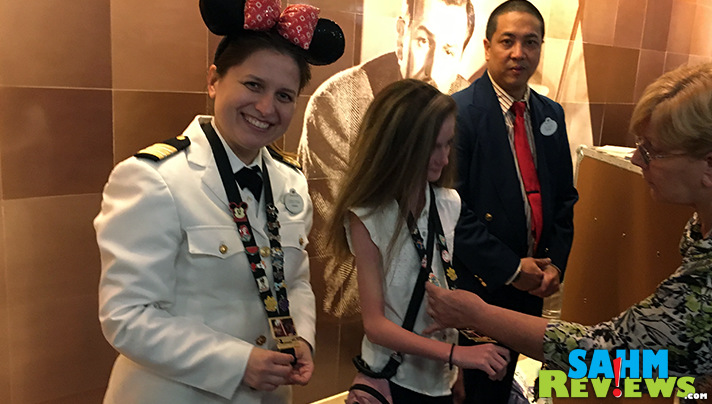 Our daughter received an invitation to be the Honorary Pin Trader on Disney Cruise Line. - SahmReviews.com #DisneySMMC