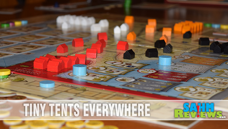 Invest in the right companies to be the victor! With multiple paths to score, Mombasa board game from R&R Games is good for a variety of play styles. - SahmReviews.com