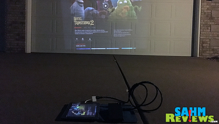 The Sony Pico Mobile Projector has a multitude of uses from home to away, work to play. - SahmReviews.com
