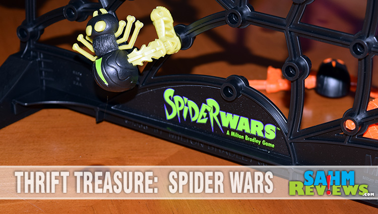 As long as you don't suffer from arachnophobia, this week's Thrift Treasure might be a good abstract for your family. Check out Spider Wars! - SahmReviews.com