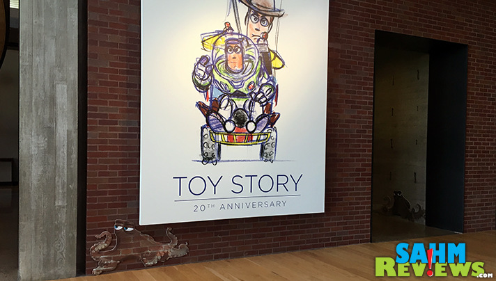 There are characters hidden around every corner! Another one of the Easter Eggs and cool features discovered during our Pixar campus tour! - SahmReviews.com #Cars3Event