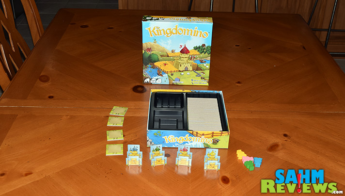 Today's feature is a brand new one from Blue Orange Games and was just selected as a nominee for this year's Spiel des Jahres award! Check out Kingdomino! - SahmReviews.com