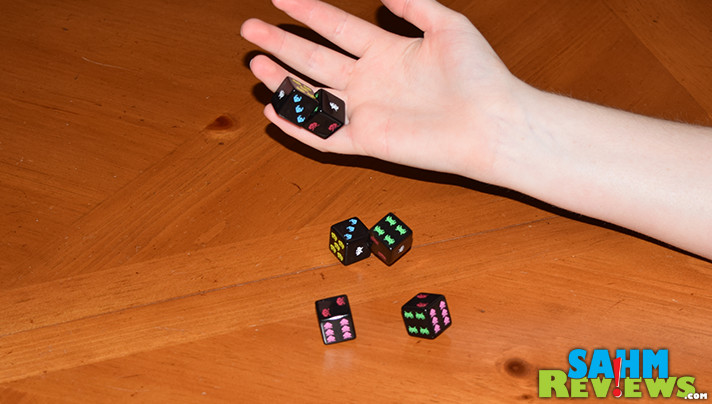 It may be a throwback to the 70's, but this dice game version of Space Invaders is true to the theme. Read more about Space Invaders Dice! - SahmReviews.com