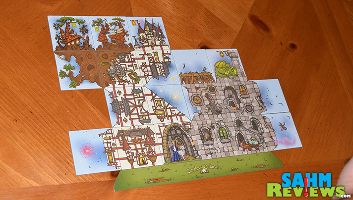 For when we find Castles of Mad King Ludwig a little too difficult to introduce to our non-gamer friends, Castles of Caladale fits the slot perfectly! - SahmReviews.com