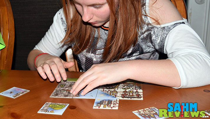 For when we find Castles of Mad King Ludwig a little too difficult to introduce to our non-gamer friends, Castles of Caladale fits the slot perfectly! - SahmReviews.com