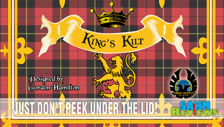 We were so happy to find out the third in the E•G•G Series, King's Kilt by Eagle-Gryphon Games, was Celtic-themed (like us!). Will it stay in the family? - SahmReviews.com