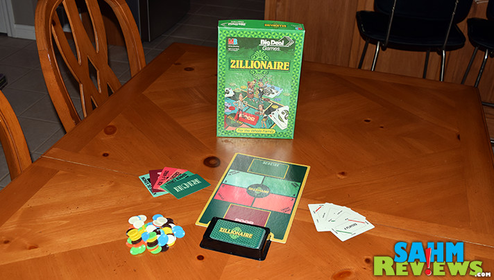 This trick-taking game from Milton Bradley is this week's Thrift Treasure. Find out if we think being as rich as a Zillionaire is any fun! - SahmReviews.com