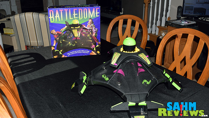 This wasn't one from our youth, but BattleDome by Parker Brothers is one we certainly would have asked Santa for! See it in action at SahmReviews.com!