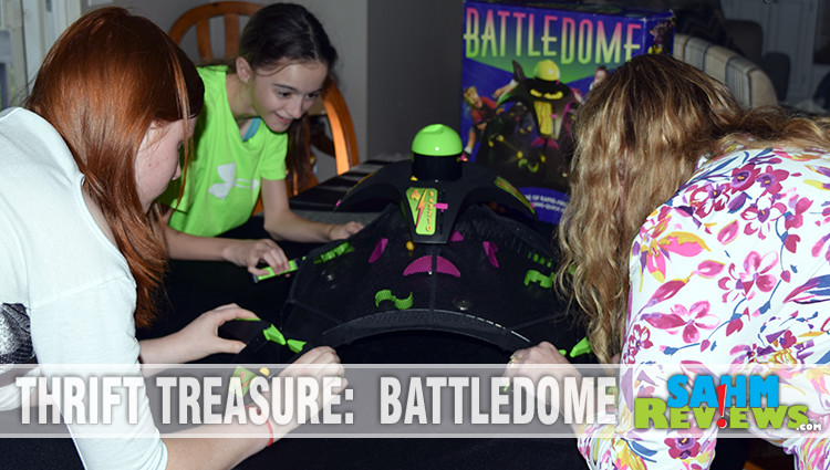 This wasn't one from our youth, but BattleDome by Parker Brothers is one we certainly would have asked Santa for! See it in action at SahmReviews.com!