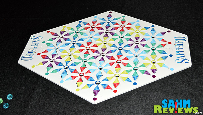 Sapphiro board game from Mindware is a strategy game, but it's also really pretty to look at! - SahmReviews.com