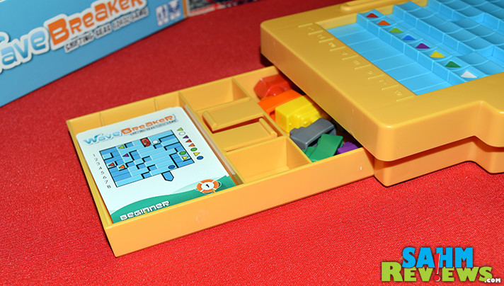 Wave Breaker from ThinkFun has built-in storage for the pieces! - SahmReviews.com
