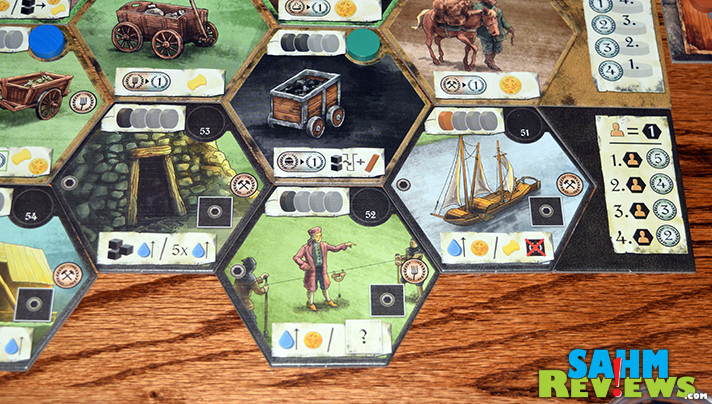 Haspelknecht is the first in a 3-part series of games that gets more complex with each issue. Read more to see how Capstone Games is implementing this idea! - SahmReviews.com