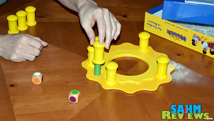 Another wooden game found at thrift this week! We take a look at Blue Orange Games' Maask. Turns out it is very similar to another one we found! - SahmReviews.com