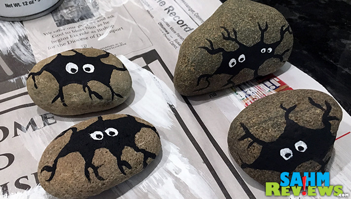 Rock painting is turning into an annual affair at our household! This year we made a couple dozen and hid them around our town! - SahmReviews.com