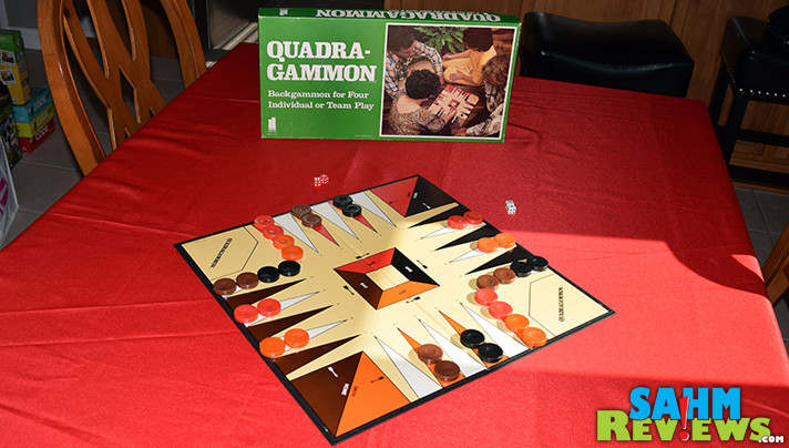 This week we came across Quadragammon, a 4-player version of Backgammon we didn't even know existed! Was it worth the $1.88 we paid at thrift? - SahmReviews.com