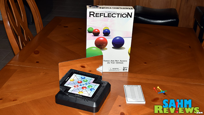This week's Thrift Treasure utilizes a mirror in the game play! Find out why and how it is implemented in the puzzle game of Reflection! - SahmReviews.com