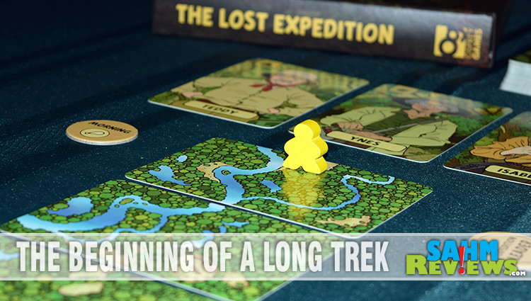 Our favorite type of game - cooperative! This time we're looking at Osprey Games' The Lost Expedition and trying to find our way back to civilization! - SahmReviews.com