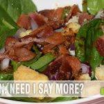 With produce stored in Rubbermaid FreshWorks containers, we can make Sweet Bacon and Mustard Spinach Salad more often! Delicious warm bacon dressing! - SahmReviews.com