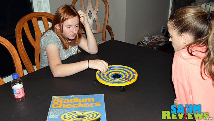It turns out Stadium Checkers has been around longer than I have! How we missed out until now is a miracle. Now it's our latest Thrift Treasure! - SahmReviews.com