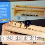Similar to Shoot the Moon, Dribble by Bits and Pieces has us stumped on the hardest level. Check out this puzzle game we found at Goodwill! - SahmReviews.com