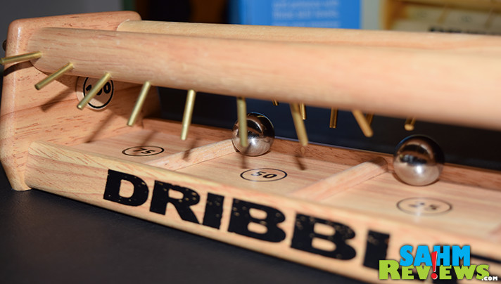 Similar to Shoot the Moon, Dribble by Bits and Pieces has us stumped on the hardest level. Check out this puzzle game we found at Goodwill! - SahmReviews.com