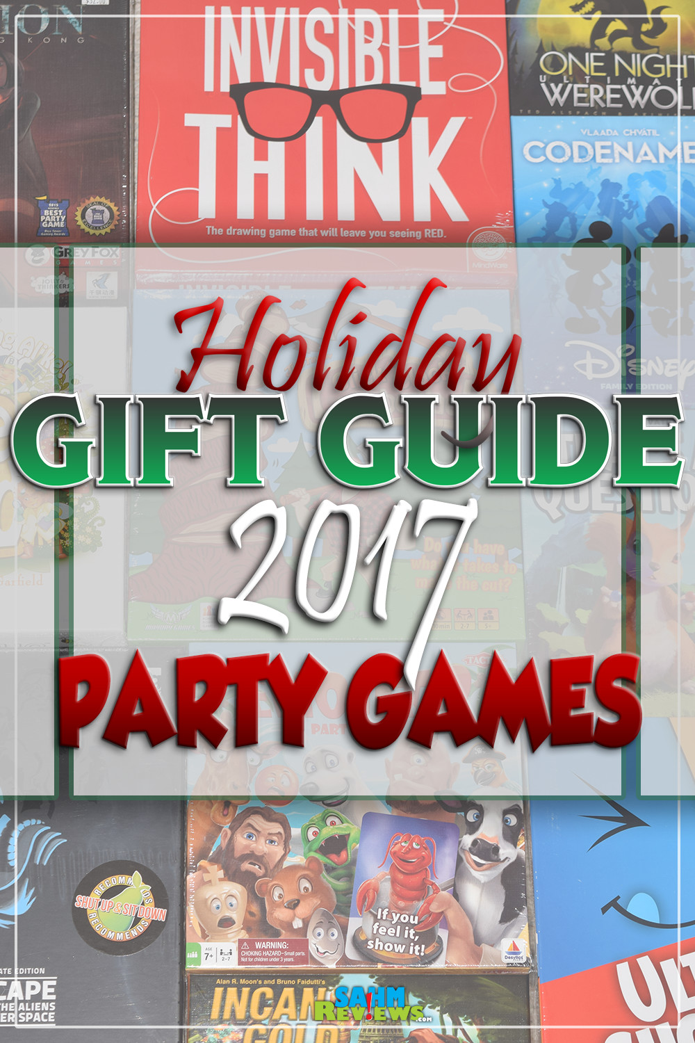 Finding good games for your next party can be difficult. Check out our 2017 Party Games Gift Guide for a number of games that support large groups! - SahmReviews.com