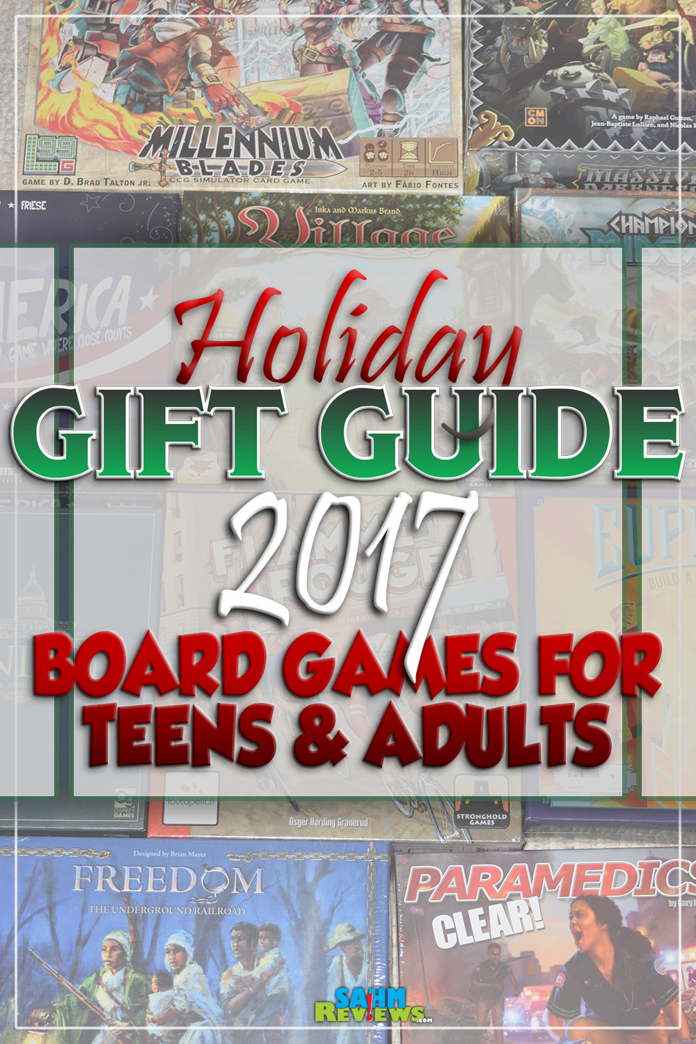 Family games are great, but sometimes we want something a bit more strategic. Here are our picks of board games for the teens and adult kids in the family! - SahmReviews.com