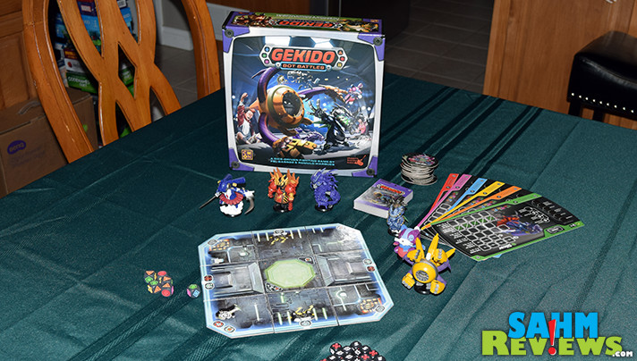 If you were a fan of BattleBots, then you're going to have a lot of fun playing CMON's Gekido: Bot Battles during your next game night! - SahmReviews.com