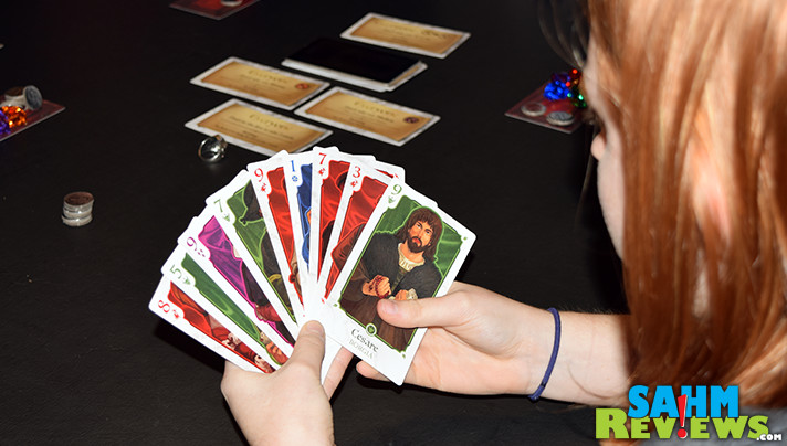 If you're a fan of trick-taking games like Hearts and Spades, then you'll love Indulgence by Restoration Games. Find out exactly what it adds to the genre! - SahmReviews.com