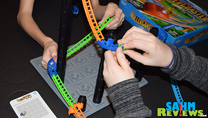 You won't be as scared of that roller coaster after you've built your own in ThinkFun's Roller Coaster Challenge! It is 2017's hot puzzle game! - SahmReviews.com