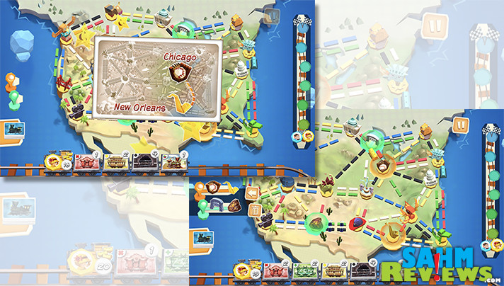 Ticket to Ride First Journey app is a digital version of the game designed to introduce kids to the popular Ticket to Ride franchise. - SahmReviews.com
