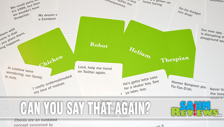 This Target-exclusive game brings something new to the Apples-to-Apples genre of party games. Check out Utter Nonsense and start practicing your accents! - SahmReviews.com
