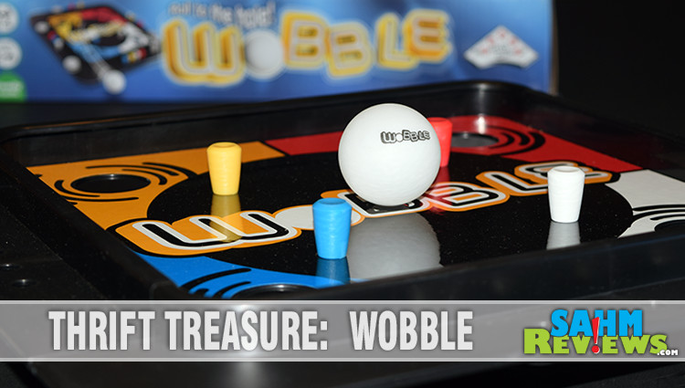Wobble by Identity Games is still available brand new, but our copy was found at our local Goodwill. See if you have the steady hand to be successful! - SahmReviews.com