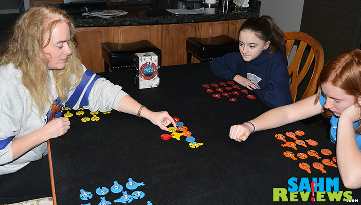 Custom made in the USA by Pelta Games, PeltaPeeps is a family-friendly strategy game that has players moving and flipping opponents' pieces. - SahmReviews.com