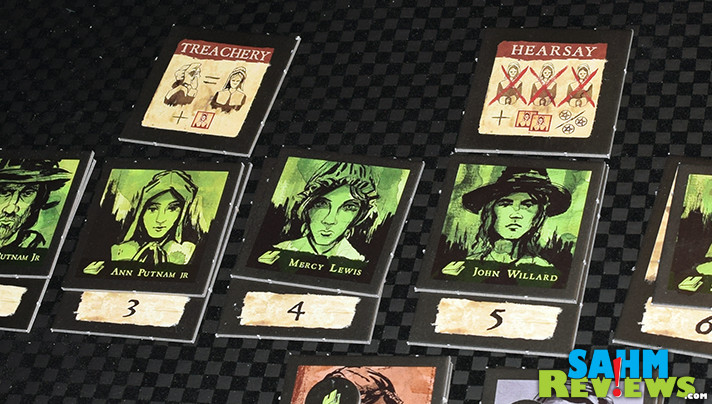 Put your skills of deduction to work to discover who the witches are in Salem board game from Passport Game Studios. - SahmReviews.com