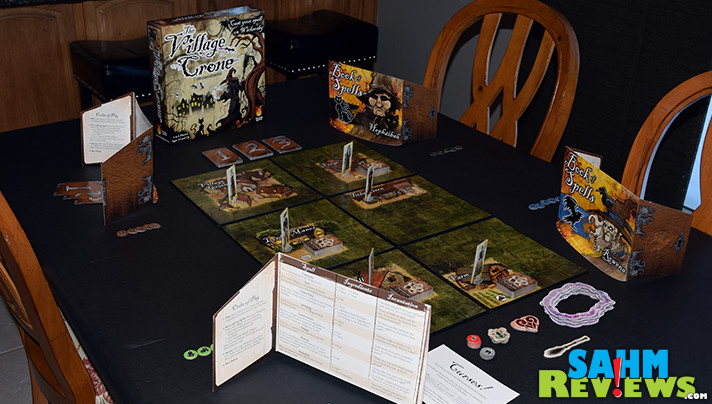 The Village Crone by Fireside Games has us flying around the town, turning villagers into frogs! Find out why we're on such a tear by checking out our game overview! - SahmReviews.com