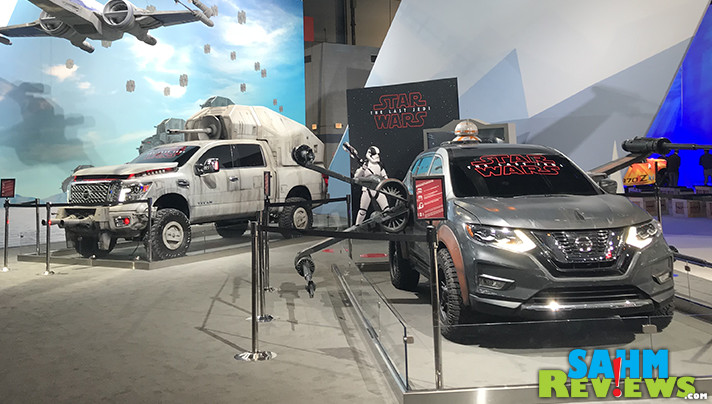 A trend at the 2018 Chicago Auto Show was movies as attendees saw vehicles from The Black Panther, A Wrinkle in Time, The Last Jedi, Ant Man and the Wasp as well as Steve McQueen's Bullitt. - SahmReviews.com