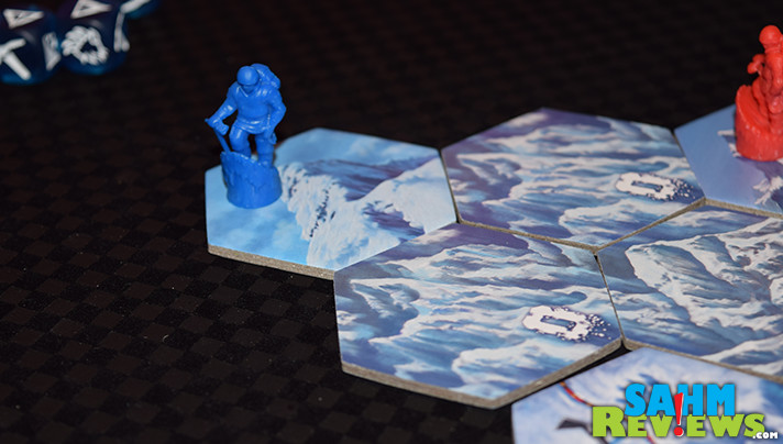 It's a snow day both inside and out! We took advantage of some time off school to play a round of Calliope Games' Dicey Peaks instead of shoveling the driveway! - SahmReviews.com